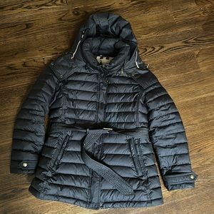 Burberry Down Belted Coat